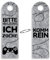 NICEIN 2pcs Türbehang aus Filz - Bitte Nicht Stören,ich zocke oder kzomm rein-Zocker Geschenk,Gamer Zimmer Deko,Gamer Geschenk,Teenager Jungen Geschenk,Coole Personalisiert Lustiges Zocker Deko(Grey)