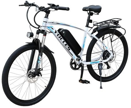 26 Electric Bike for Adult. 2601 eBike with 250W High-Speed Brushless Motor. Electric Bicycle Built-in 36V-8AH Removable Li-Ion Battery, Shimano 7 Speed, G51 LCD Display, Dual Disc Brake