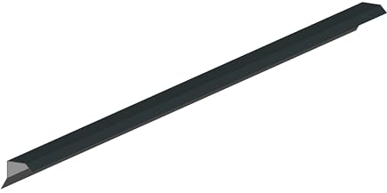4 Home & Garden | Blendenabdeckung 30mm | Ortgangblech Dachblech Flachdach Winkelblech | Alu Anthrazit 200cm
