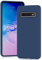 YATWIN Coque pour Samsung Galaxy S10, Housse en Silicone Doux avec Découpes Précises pour Caméra, Design Ultra Mince, Protection 360° à Bords Surélevés - Bleu