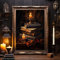 AISSPINGET Dark Academia Wandkunst, Gothic-Poster, viktorianisches Dekor, Cottagecore, Hexenbuch, Poster, 40,6 x 61 cm, ohne Rahmen