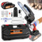 Mini Motosega a Batteria per Potatura, 6 Pollici Sega a Batteria con 2000mAh Batterie, 2 Catene, Motori Brushless e Blocco di Sicurezza, Motosega Elettrica per il Taglio del Legno Giardini