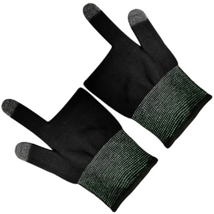 Milisten Komfort Gaming Fingerhandschuhe aus Nylon und Faser Winterliche Hautfreundliche Daumen Handschuhe zum Zocken und Mobile Spiele