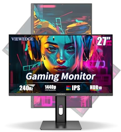 Viewedge 27 Inch Gaming Monitor (1080p 165Hz, 24 Inch)