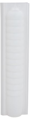 Rayher Silikon Gießform Stabkerze, geringelte Optik, 2,3 cm ø, Höhe 19,5 cm, Form zum Ausgießen mit Wachs, 36200000