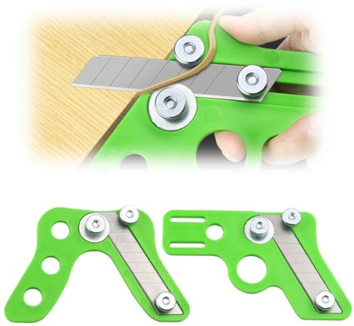 PYEUIFT 2 Piezas Recortadora de Bordes para Carpintería, Cortador Manual de Bandas de Bordes Antideslizante Cepilladora Manual para Madera PVC ABS Enchapadora de Bordes Chapa