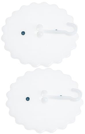 DIKACA 2 Sätze Haken für Saugnapf hängend saugnapfhaken Moskitonetz Saugnapf Moskitonetz Moskitonetz Aufhängung Moskitonetz Kinderbett Haken für Netz Krippennetzhalter Pu Weiß