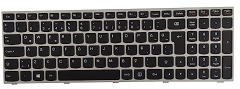 QMSOZMD Piezas de portátil Nuevo Turquía for Lenovo G50 G50-70 G50-70AT B50-30 B50-70 B50-80 Z50 Z70-80 NoBacklight Silver Notebook Teclado for computadora portátil
