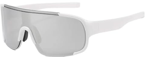 Generico Occhiali da Moto - Visiera Casco | Occhiali Sicurezza Protezione UV Antiappannamento con Scudo per Attività Ciclismo Sport Esterni