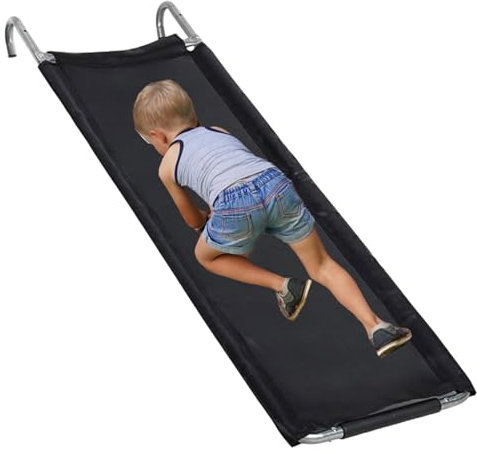 Trampoline Slide For Kids, Sturdy Bounce Sliding Board With Easy-to-Install Ladder, Fun Trampoline Accessory, Perfcet For Outdoor Playtime, Compatible With Most Models For Boys
