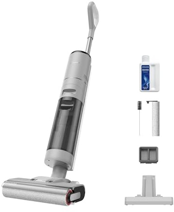 dreame G10 Pro Nass- und Trockensauger, 16.000 Pa Saugleistung, Doppel-Kantenreinigungsbürste, Selbstreinigung mit 2 Drehrichtungen, 35 Minuten Laufzeit, großes LED-Display, 75 dBA