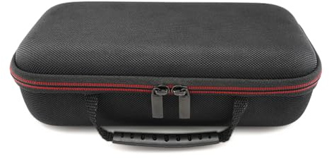 Kexpery Tasche mit Doppelmikrofon mit Reißverschluss, Hard Dual Wireless Mic Storage Tasche mit Doppel-Mikro-Handmikrofon für Receiver, Kabel und AA-Batterien