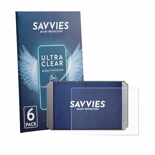 Savvies 6 Stück Schutzfolie für Windmeile KT-LCD8H Displayschutz-Folie Ultra-Transparent