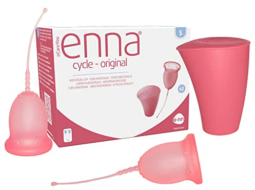 Enna Copa Menstrual T-S 2U+Caj Estiriliz
