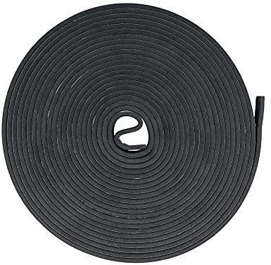 Amig - Burlete Adhesivo de Caucho para Puertas de Entrada y Paso y Ventanas Batientes y Correderas - Rollo de 10 m · 15 x 5 mm · Color Negro - Cinta Aislante para Evitar Corrientes y Fugas de Aire
