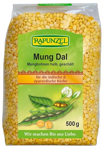 Rapunzel Mung Dal, Mungbohnen halb, geschält , 500 g
