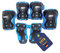 BEST SPORTING Schützer Set HQ für Kinder I Ellenbogenschoner/Handrückenschoner/Knieschoner in Größe XS/S I hochwertiges Skater Schützer Set in Blau/Schwarz I Robustes Schonerset