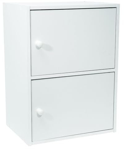 WERKA PRO Meuble Blanc à Portes 2 Portes (54 x 40 x 29 cm)