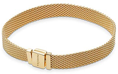 PANDORA Reflexions Armband in Gold mit 18 Karat vergoldete Metalllegierung aus der PANDORA Timeless Collection, 17cm
