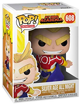 Funko Pop! Animation: MHA - All Might - (Silver Age) - My Hero Academia - Vinyl-Sammelfigur - Geschenkidee - Offizielle Handelswaren - Spielzeug Für Kinder und Erwachsene - Anime Fans