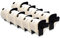 DOREE 10er-Pack Weiß DK-11202 DK11202 kompatibel mit Brother Adressetikettenrollen,62 mm × 100 mm für Brother P-Touch QL-500 QL-550 QL-570 QL-700 QL-800 (300 Etiketten pro Rolle)