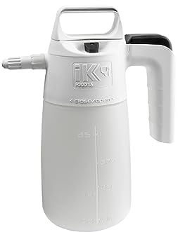 IK Food 1.5 - Pulverizador a Presión para Uso Alimentario - Certificación CE y FDA - Ideal para Todo Tipo de Líquidos Alimentarios - Pulverizador de Aceite - Capacidad 1L - 2 Boquillas Regulables