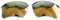 Polarlens Polarisierte gläser für Oakley Flak Jacket XLJ kompatibel mit Oakley Flak Jacket XLJ Sonnenbrille (Bronzegold)