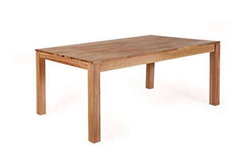 expendio Esstisch Karlo 1XL Eiche Natur geölt 140(190) x90 cm Massivholz Ausziehtisch Massivholztisch Esszimmertisch