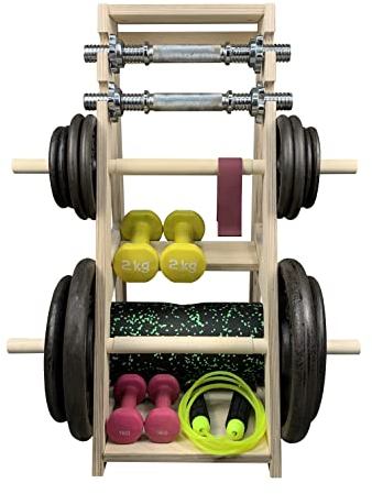 Meanswood Gewichtshalter für das Heimfitnessstudio Hantelständer Multifunktionaler Kurzhantelständer für Hanteln