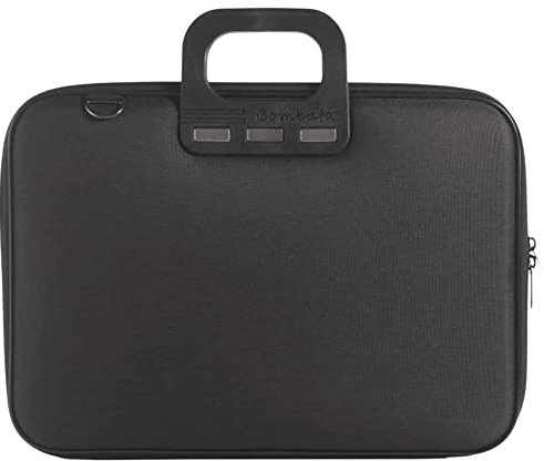 Bombata Nylon - Mallette pour ordinateur portable - Sac à bandoulière - Noir Nero