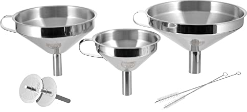 GRÄWE Trichter-Set, 3-teilig, Edelstahl