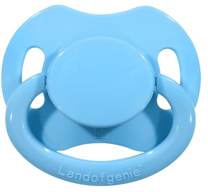 Landofgenie Großer Saugerschild Schnuller in Erwachsenengröße Blau