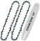 Chainsaw Guide Bar and Chain Combo,10inch Chainsaw Guide Bar Pole Saw Replacement Accessories (2 Chain+1 bar）