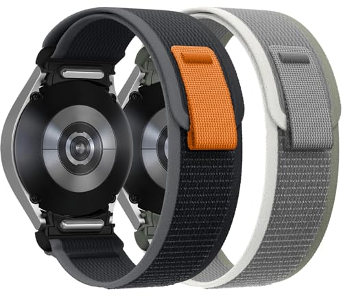 Trail Loop für Samsung Galaxy Watch 7/6/5/4/FE 40mm 44mm, 6 Classic 47mm, 4 Classic 46mm 42mm, 5 Pro 45mm - One Click Nylon Sport Uhrenarmband für Herren