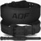 AQF Gewichthebergürtel - 4 6 Breit Leder Lendenwirbelstütze Gepolsterte Lifting Belt, Gym Belt Mit Stahlrollenschnalle, Sportgürtel Für Bodubuilding & Fitness (Mattschwarz 4 Zoll, Large 32-36)