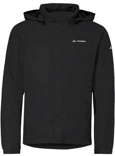 VAUDE Regenjacke Men's Escape Bike Warm Jacket, wasser- und winddichte Fahrrad Regenjacke Herren, atmungsaktive Herren-Outdoorjacke – in Schwarz , Größe: XL