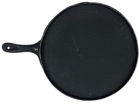 Leos Imports Authentic Mexican Cast Iron Comal - Heavy Duty cast iron skillet | 8 Inch & 10 Inch Diameter griddle | Oven, Stove, Grill, Campfire (10 Inches)