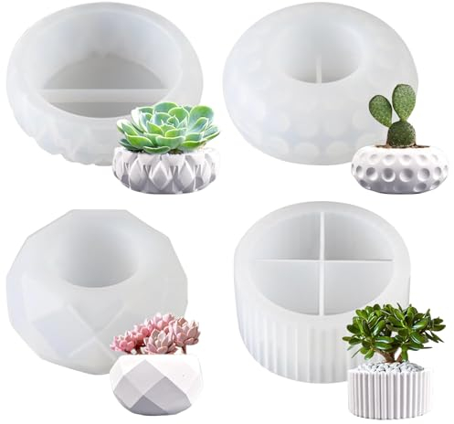 YeahBoom Molde de Silicona para Florero y Botella de Resina - Moldes para Jarrones