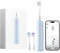 Laifen Wave Brosse À Dents Électrique Technologie Oscillation Vibration Sonique Pour Adulte 3 Têtes De Brosse Charge Magnétique IPX7 Étanche Conception Anti-Moisissure Intégrée Voyages ABS (Bleu)