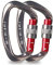 Mallez Locking Carabiner, 25KN CE Certified Heavy Duty Climbing Carabiners Clip, D-Ring Aluminum Carabiner Hook with Screwgate for Camping, Hiking, Traveling, Fishing (Grey)
