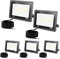 Jiubiaz LED Strahler Außen 50W, 3000K/4000K/6500K Dimmbar, Superhell Fluter Flutlichtstrahler, IP66 Wasserdicht Scheinwerfer Aussenstrahler für Hof, Garten, Garage (5 Stück)