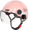 ACMEDE Casque de Scooter Vélo Casquette avec Bande réfléchissante, Casque Trottinette Electrique Adulte, Casque Vélo Casque Skate avec visière HD pour Adultes Et Jeunes 55-63CM