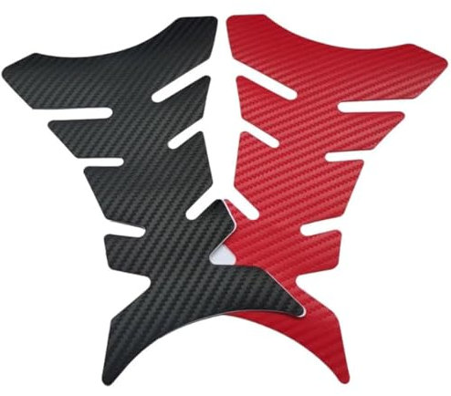 Paraserbatoio Tank Pad Protezione Serbatoio Adesivo, 2 Pezzi Adesivo Serbatoio Moto, Proteggi Serbatoio Tank Pad Para Colpi e Protezione Graffi, 20.5cm x 14cm, Acessori Motocicletta Copriserbatoio