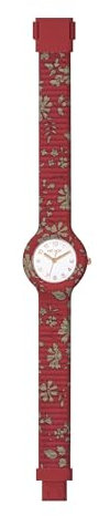 HIP HOP, Collezione Winter Blossom, Orologio Donna a Tema Fiori Invernali con Tessuti Liberty e Cinturino In Silicone, Resistente all'Acqua