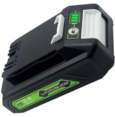 Batteria Sostitutiva Agli Ioni Di Litio Da 24 V 8,0/4,0 Ah G24B2, Compatibile Con Greenworks, Tutte Le Attrezzature Di Utensili Da 24 V 29842 29852 BAG708 29322 21342(1pack 4000mAh)