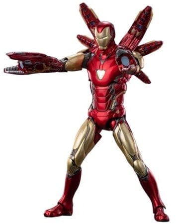 ZD Toys Infinity Saga: End Game Iron Man Mark 85 MK85 (2.0 Version), 1/10 Scale, Pre-painted Complete Action Figure