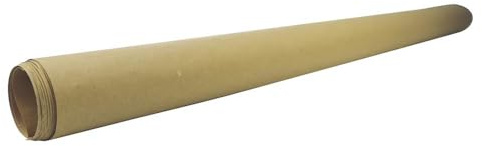 Clairefontaine 695071C - Rolle Geschenkpapier Kraft 70g, recycelt, 50x0,70m, lange Breite für Profis geeignet, Braun, 1 Stück