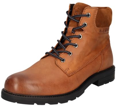 bugatti man Herren Klassische Stiefeletten, Männer Lace-up Boots, Wechselfußbett