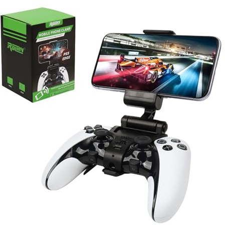 RALAN Supporto per telefono per PS5 Dualsense Edge Controller Accessori, clip di gioco mobile regolabile