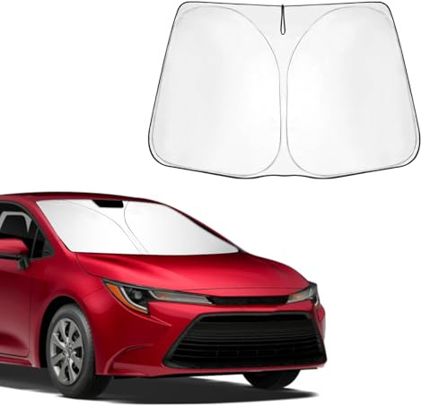 BSTW Parasol de Coche para Toyota Corolla E210 (2018-2025 2026) – Cubierta de Parabrisas Plegable con Aislamiento térmico y protección UV | Apto para Toyota Corolla Hatchback Sedan Touring Sports